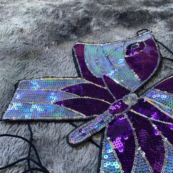 Butterfly Babe Shimmer Sequin Top - Picture 3 of 11